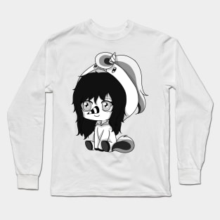 creepypasta unicorn (laughing jill) Long Sleeve T-Shirt